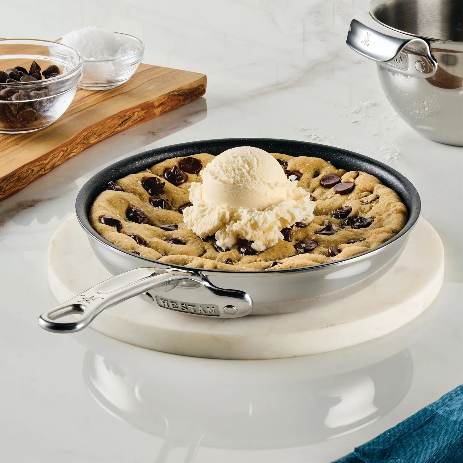 Hestan ProBond Luxe Stainless Steel TITUM™ Nonstick Set of 2 Skillets, 8.5" & 11"