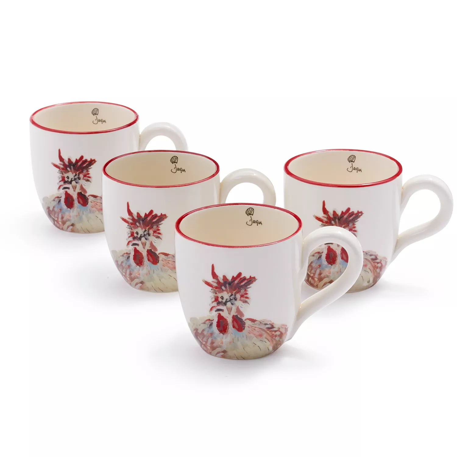Sur La Table Jacques P&#233;pin Collection Chicken Mugs, Set of 4