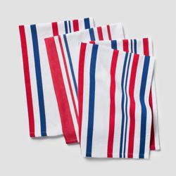 Sur La Table Multi-Striped Kitchen Towels, Set of 3