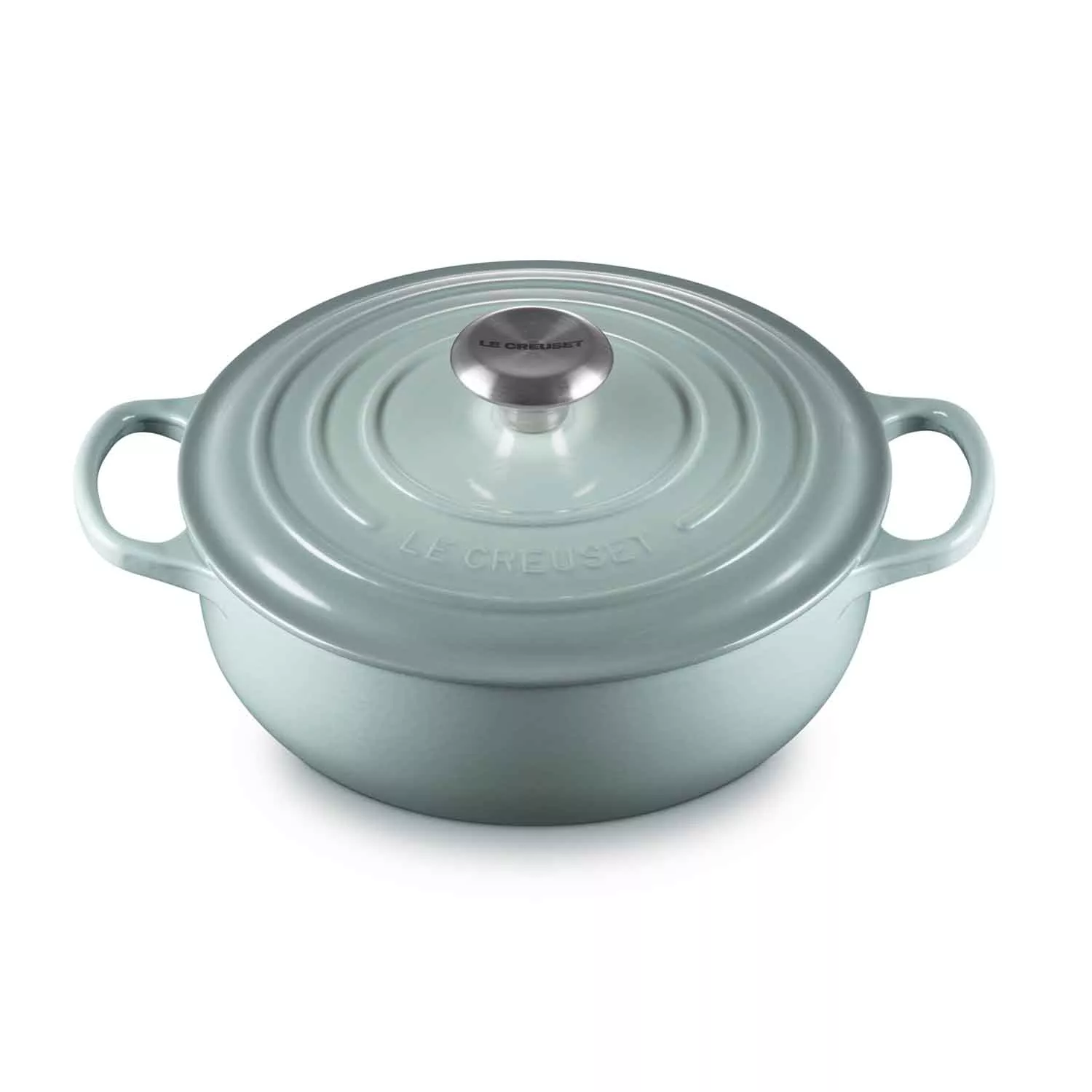 Le Creuset Signature Round Sauteuse with Lid, 3.5 Qt.