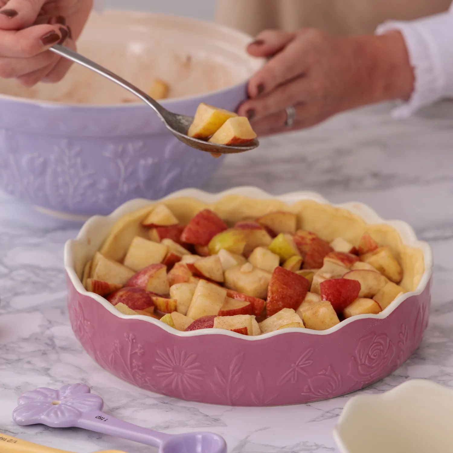 Mason Cash In The Meadow Pink Pie Dish