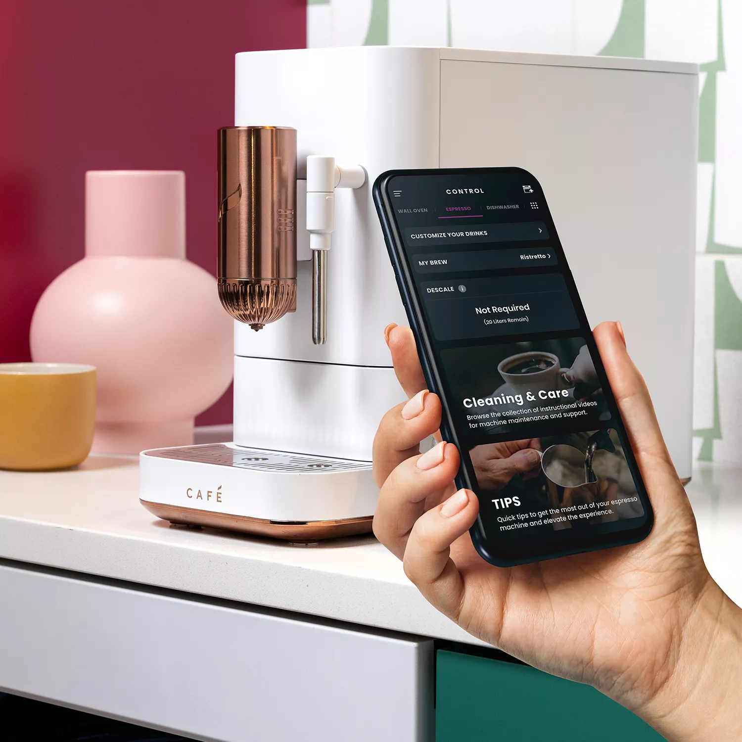 Caf&#233;&#8482; AFFETTO Automatic Espresso Machine + Frother