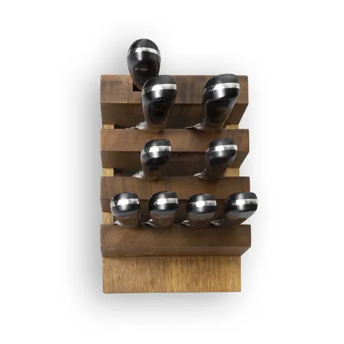 Messermeister Avanta 10-Piece Damascus Knife Block Set  