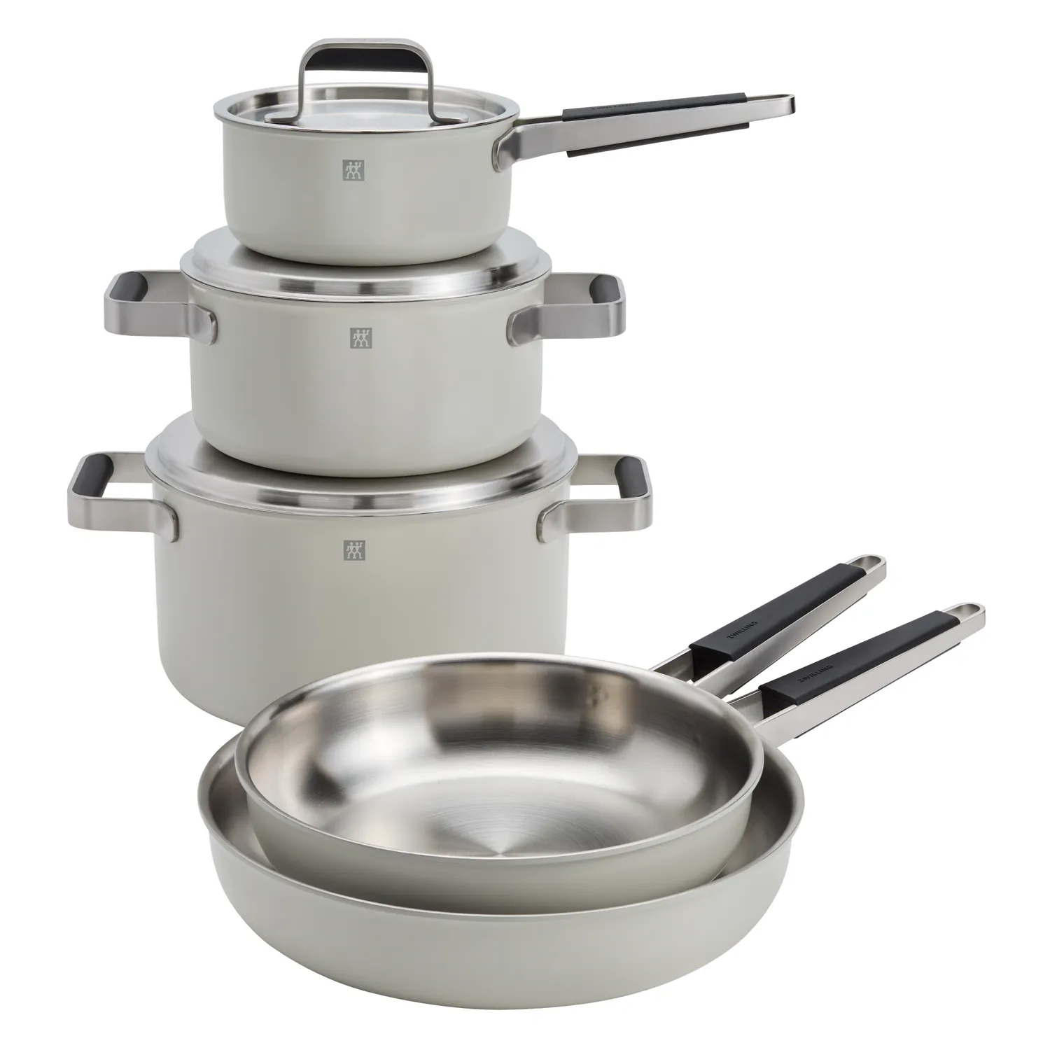 Zwilling Pure Stainless Steel 8-Piece Cookware Set
