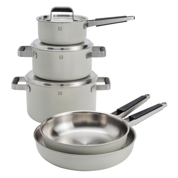 Zwilling Pure Stainless Steel 8-Piece Cookware Set