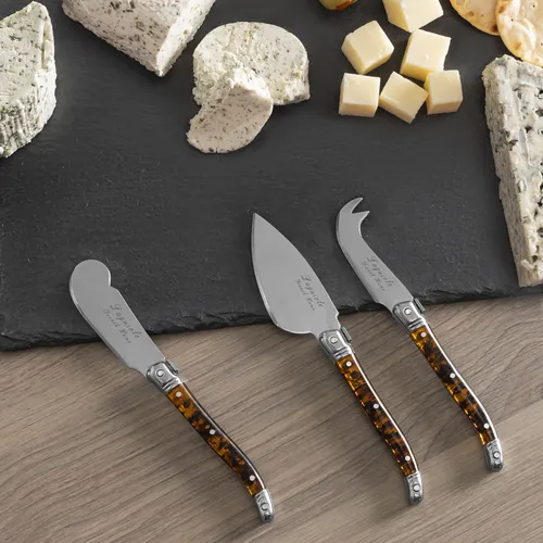 French Home 7-Piece Laguiole Cheese Knife & Spreader Set, 7 Piece