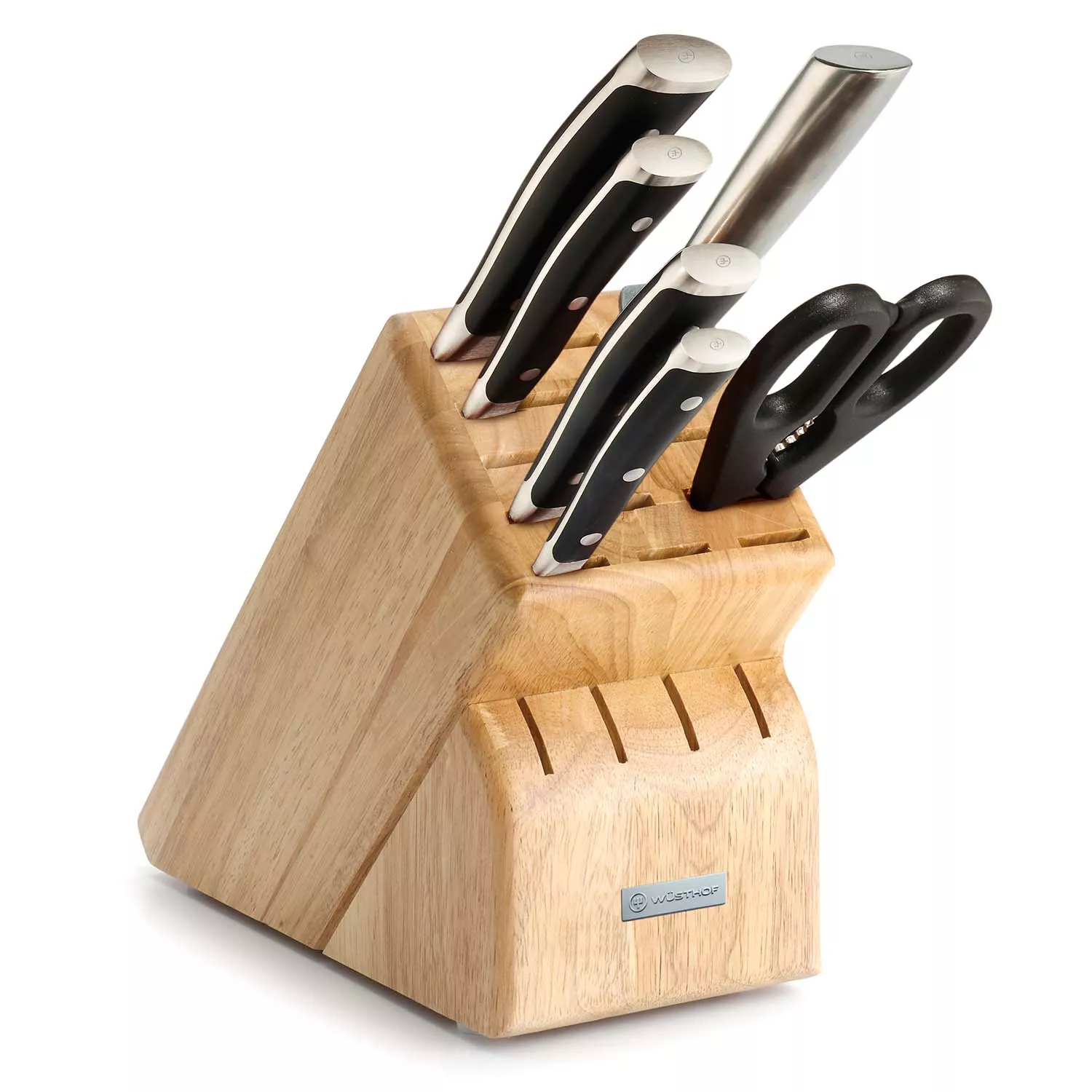 Wusthof Classic Ikon Knife Block Set - 7 Piece Acacia – Cutlery