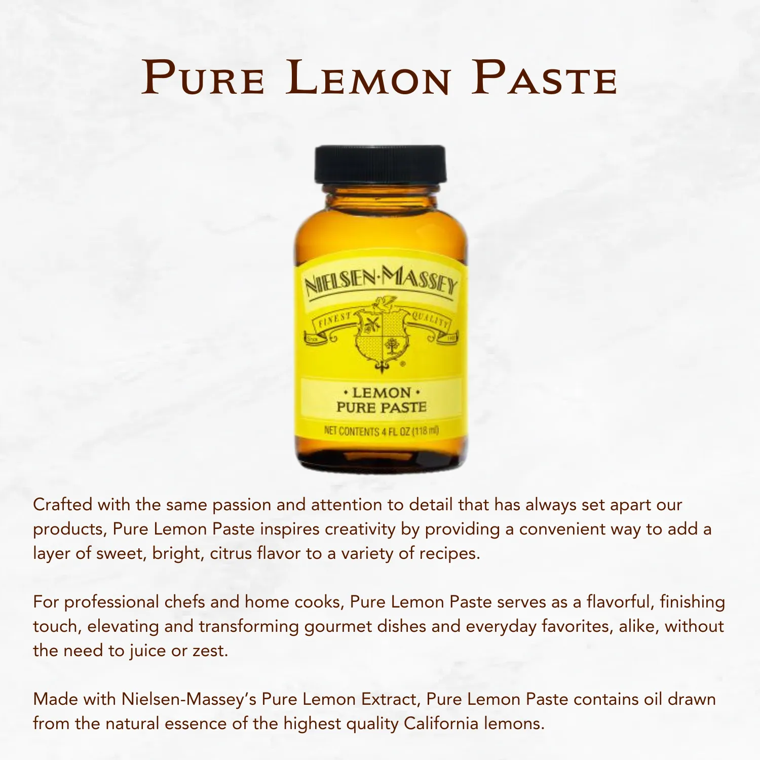 Nielsen-Massey Pure Lemon Paste