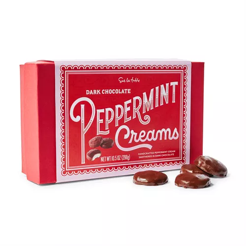 Sur La Table Dark Chocolate Peppermint Creams, 33 pieces