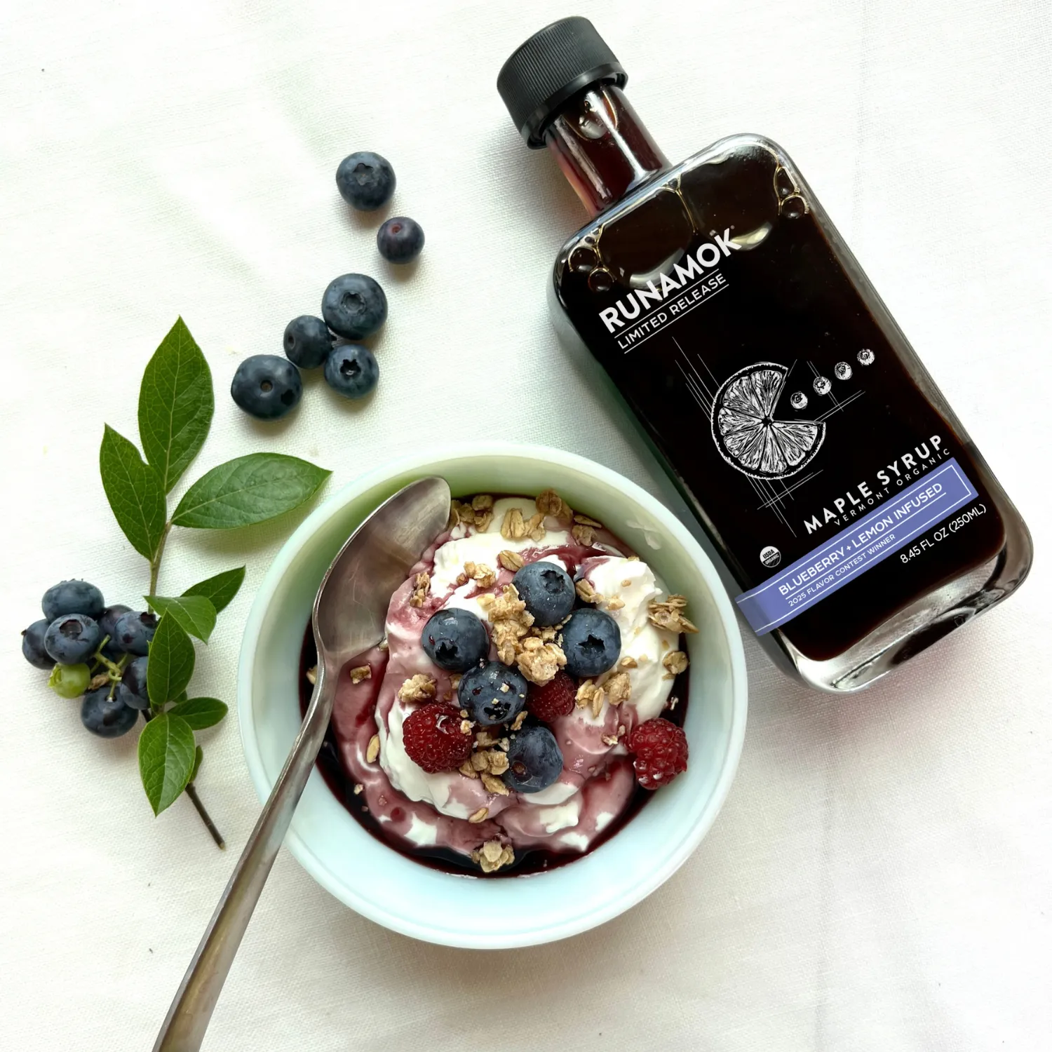 Runamok Blueberry Lemon Infused Maple Syrup