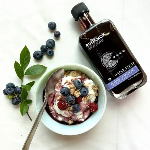 Runamok Blueberry Lemon Infused Maple Syrup