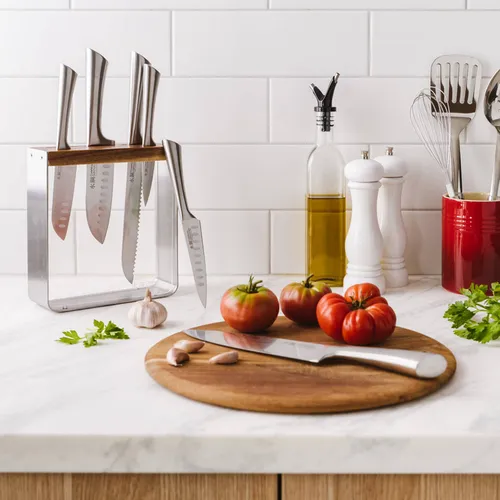Cuisine::pro® Damashiro® Kinzoku 7-Piece Knife Block Set