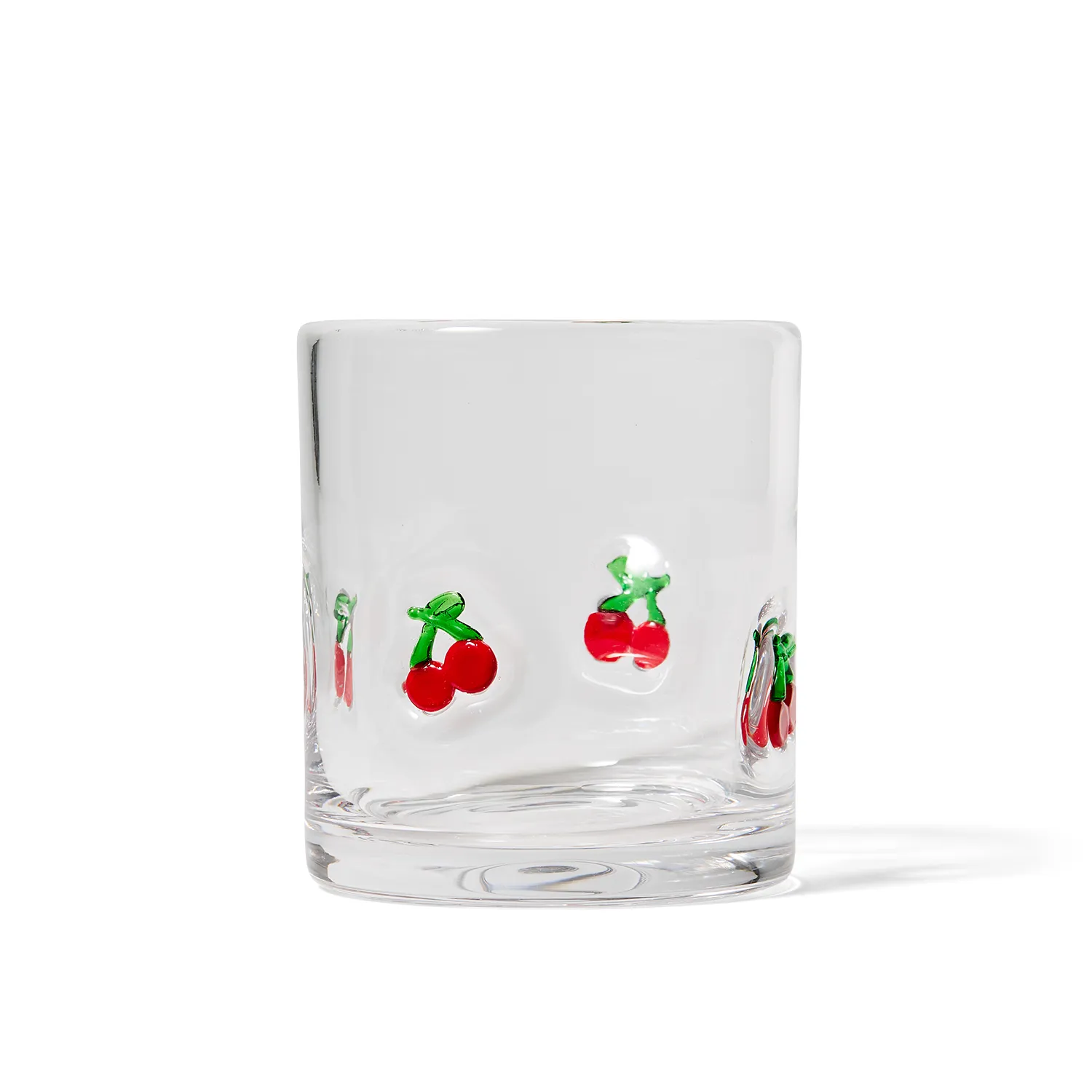 Sur La Table Cherry Icon Double Old-Fashioned Glass