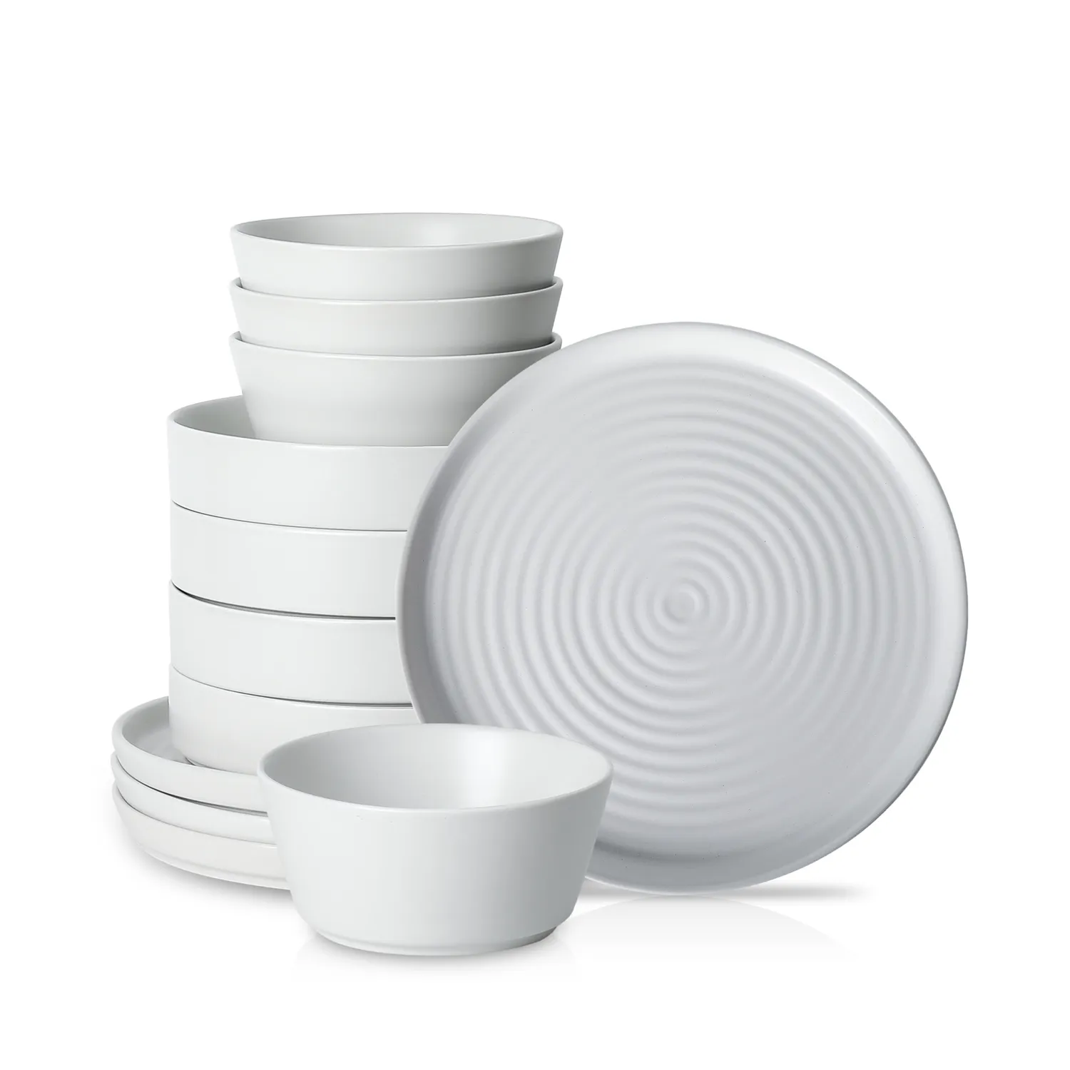 Stone Lain Elica Stoneware 12-Piece Dinnerware Set