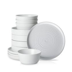 Stone Lain Elica Stoneware 12-Piece Dinnerware Set