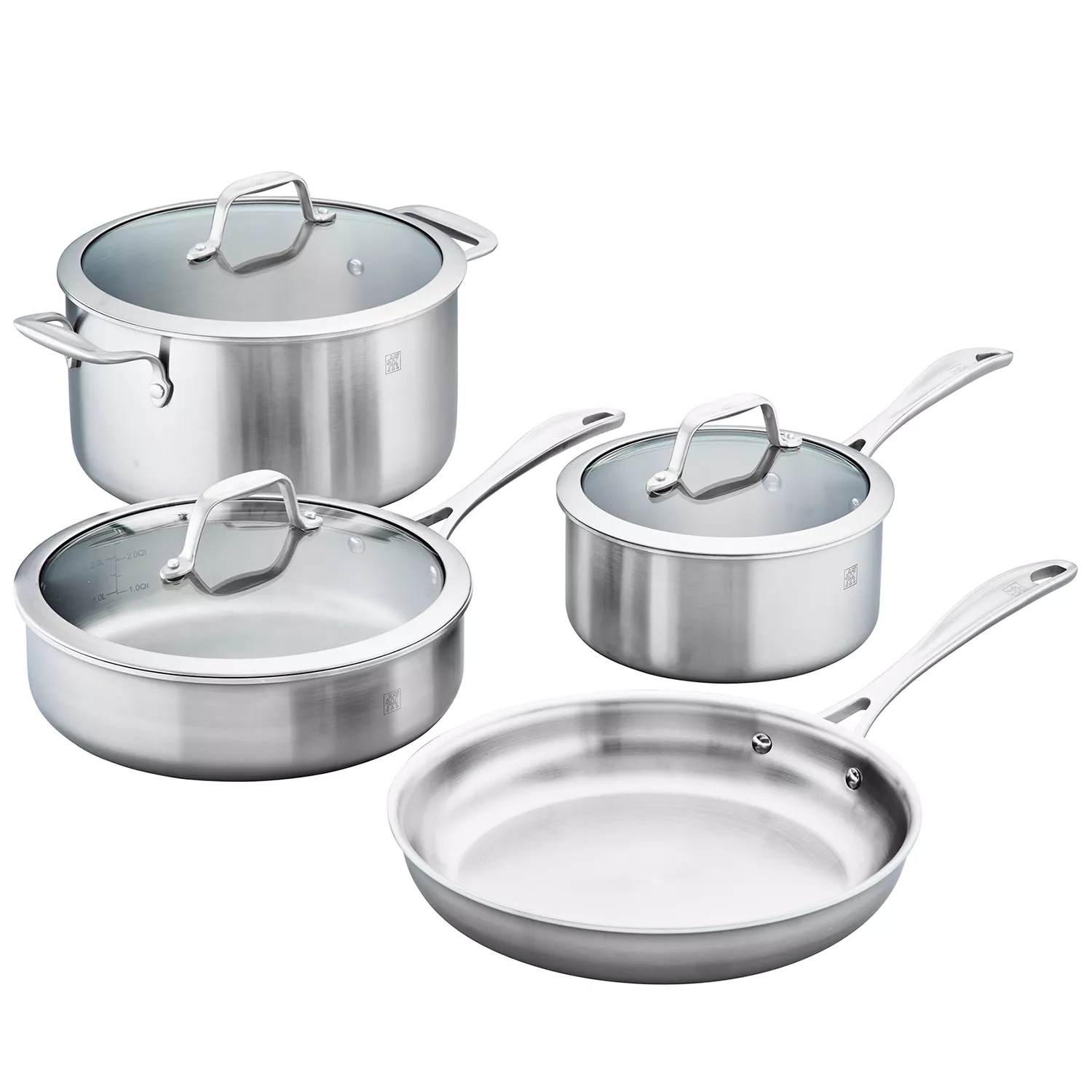 Zwilling Spirit Stainless Steel 7-Piece Cookware Set