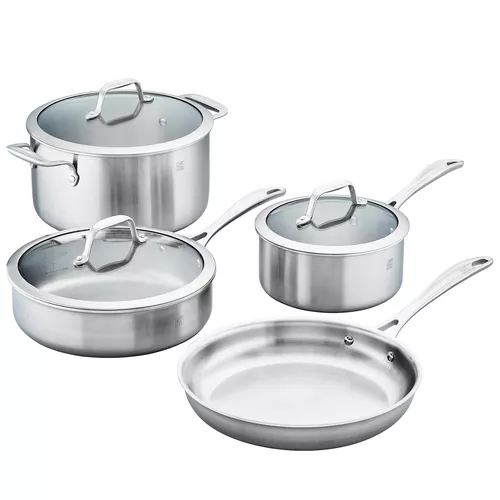 Zwilling Spirit Stainless Steel 7-Piece Cookware Set