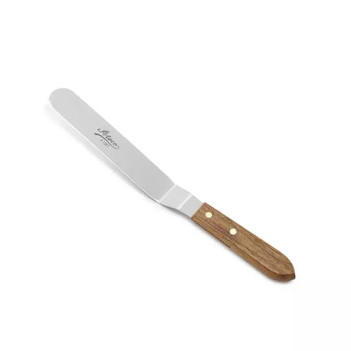 Ateco Offset Wood-Handle Icing Spatula