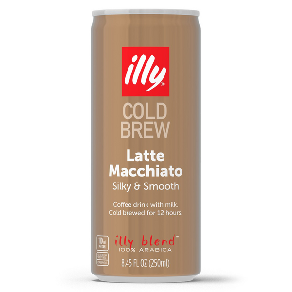 Illy Cold Brew Latte Macchiato, 12-Pack