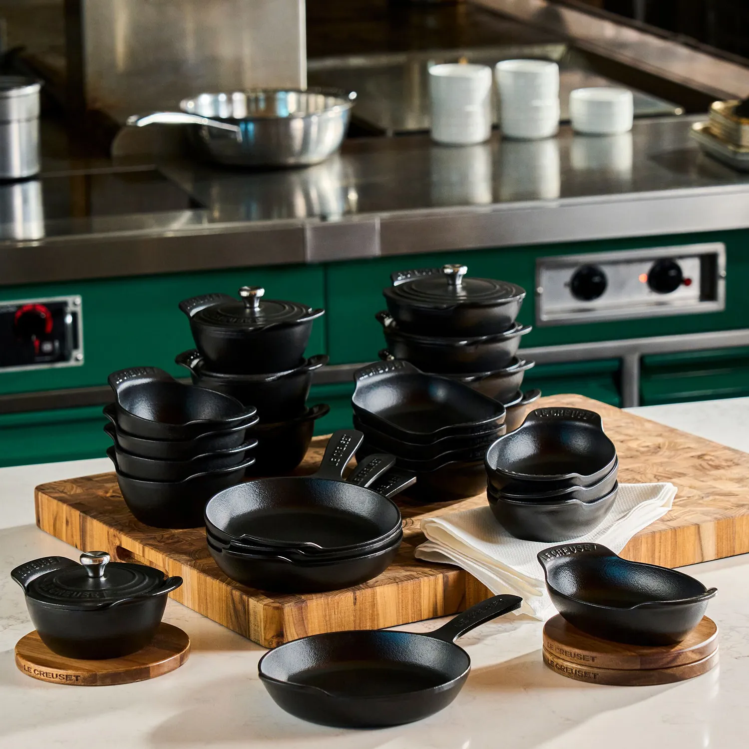 Le Creuset Gourmand Individual Skillets, Set of 4