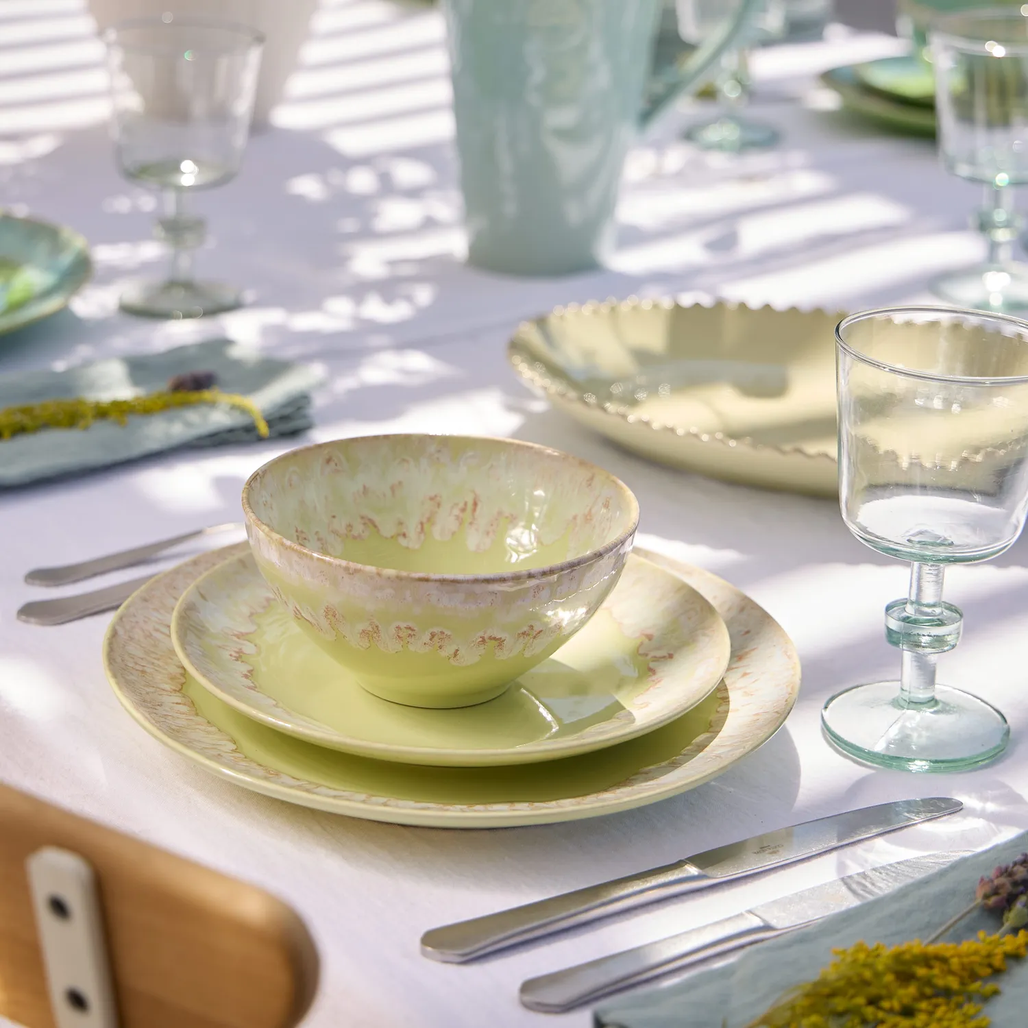 Costa Nova Taormina Salad Plates, Set of 6