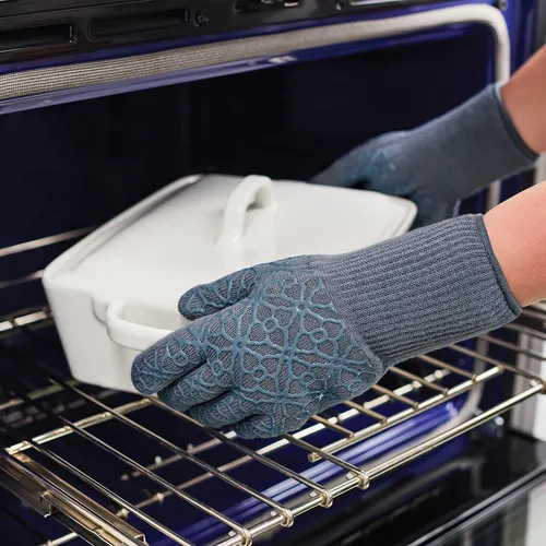 Sur La Table Large Tile Oven Gloves, Set of 2