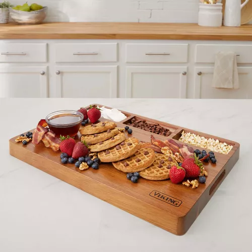 Viking Acacia Wood Butcher Block Prep and Serving Board