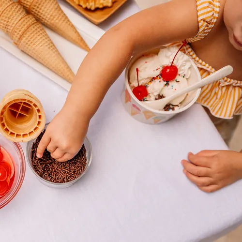 Sur La Table Melamine Ice Cream Bowls, Set of 4