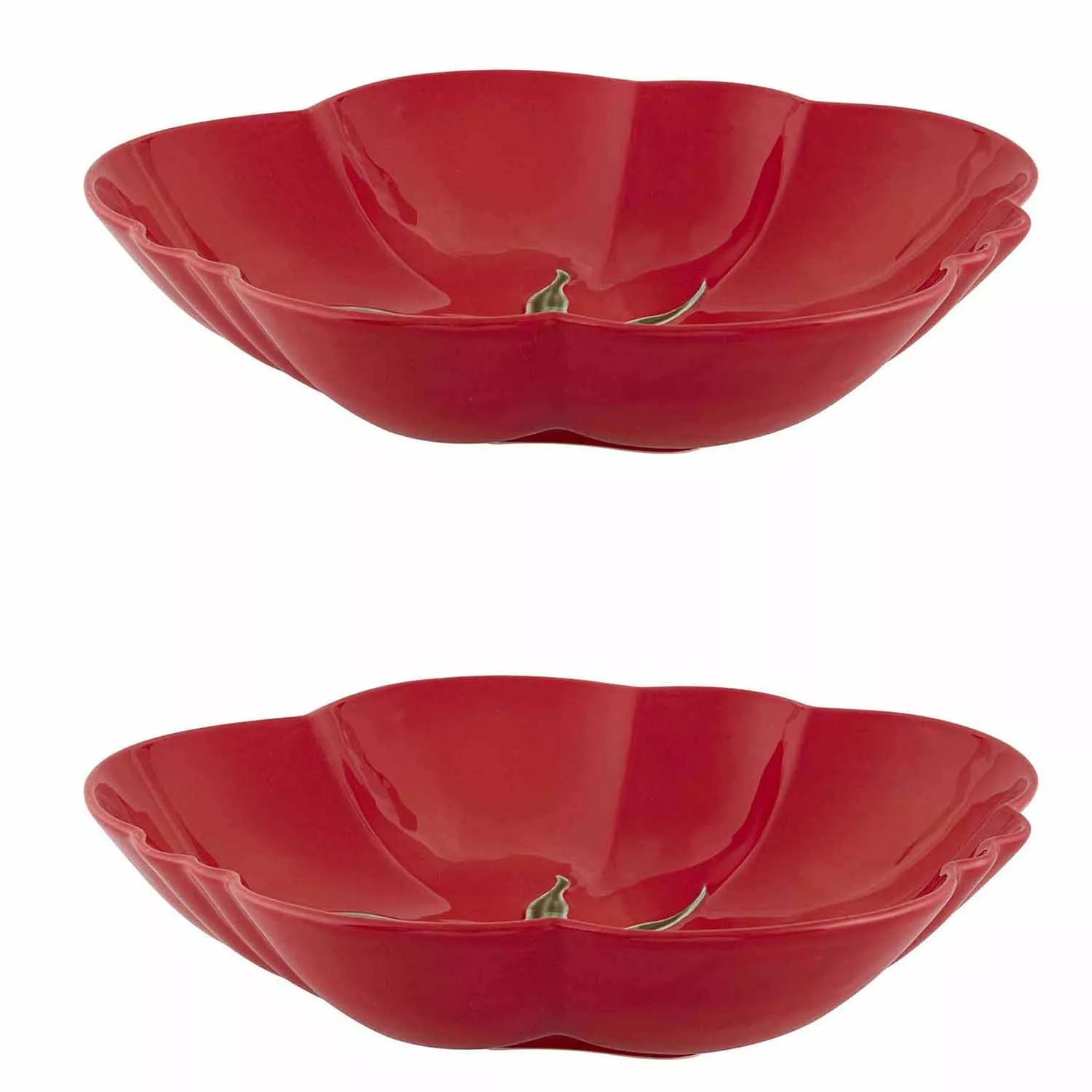 Bordallo Pinheiro Tomato Pasta Bowl, Set of 2