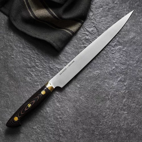 Bob Kramer 9&#34; Carbon Steel Slicer Knife by Zwilling J.A. Henckels