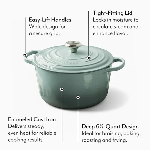 Le Creuset Signature Deep Round Dutch Oven, 6.5 qt.