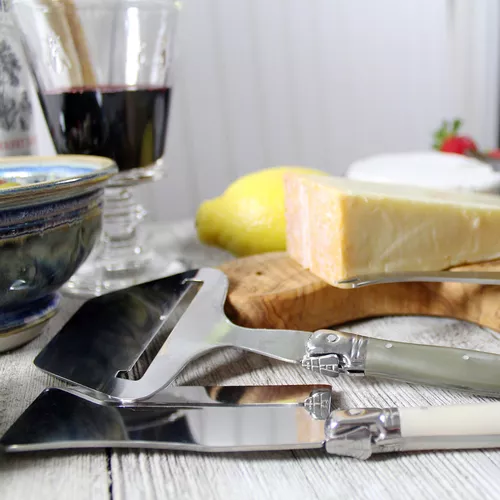 French Home 5-Piece Laguiole Cheese Knife, Fork and Slicer Set