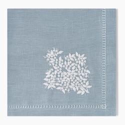 Henry Handwork Jardin Embroidered Linen Napkins, Set of 4