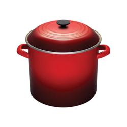 Le Creuset Cherry Enameled Steel Stockpot, 16 qt.