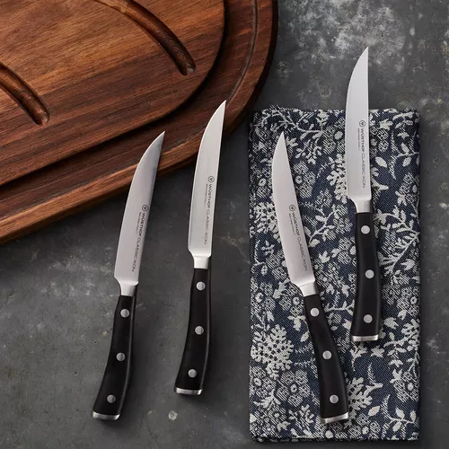 W&#252;sthof Classic Ikon Steak Knives, Set of 4