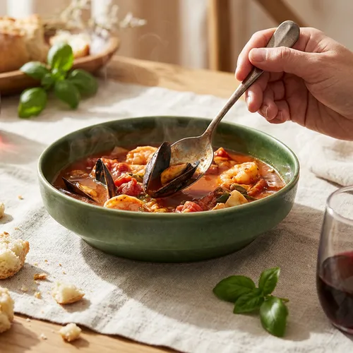 Sur La Table Lucent Reactive Glaze Pasta Bowl