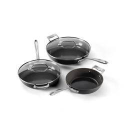 All-Clad HA1 Ceramic Nonstick 5-Piece Skillet Set