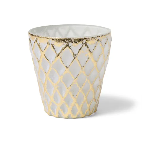 Sur la table Frosted Candle Holder