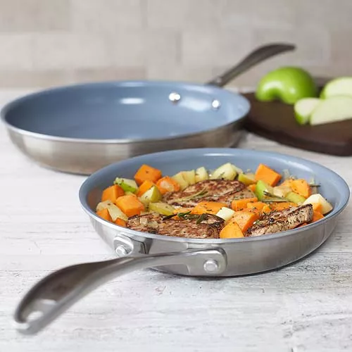 Cider-Marinated Pork Medallions with Sweet Potato and Apple