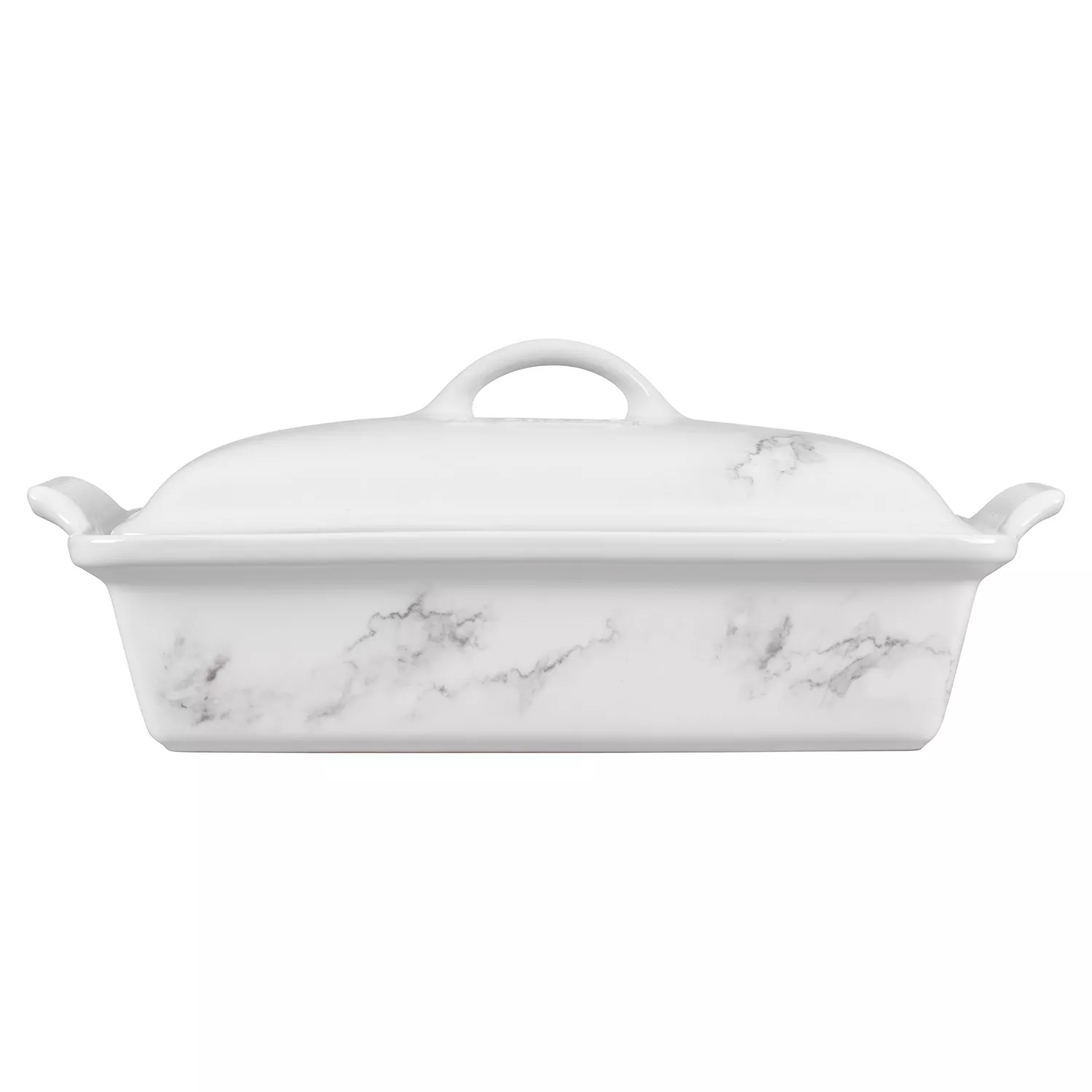 Le Creuset Heritage Marble Covered Baker, 4 qt.