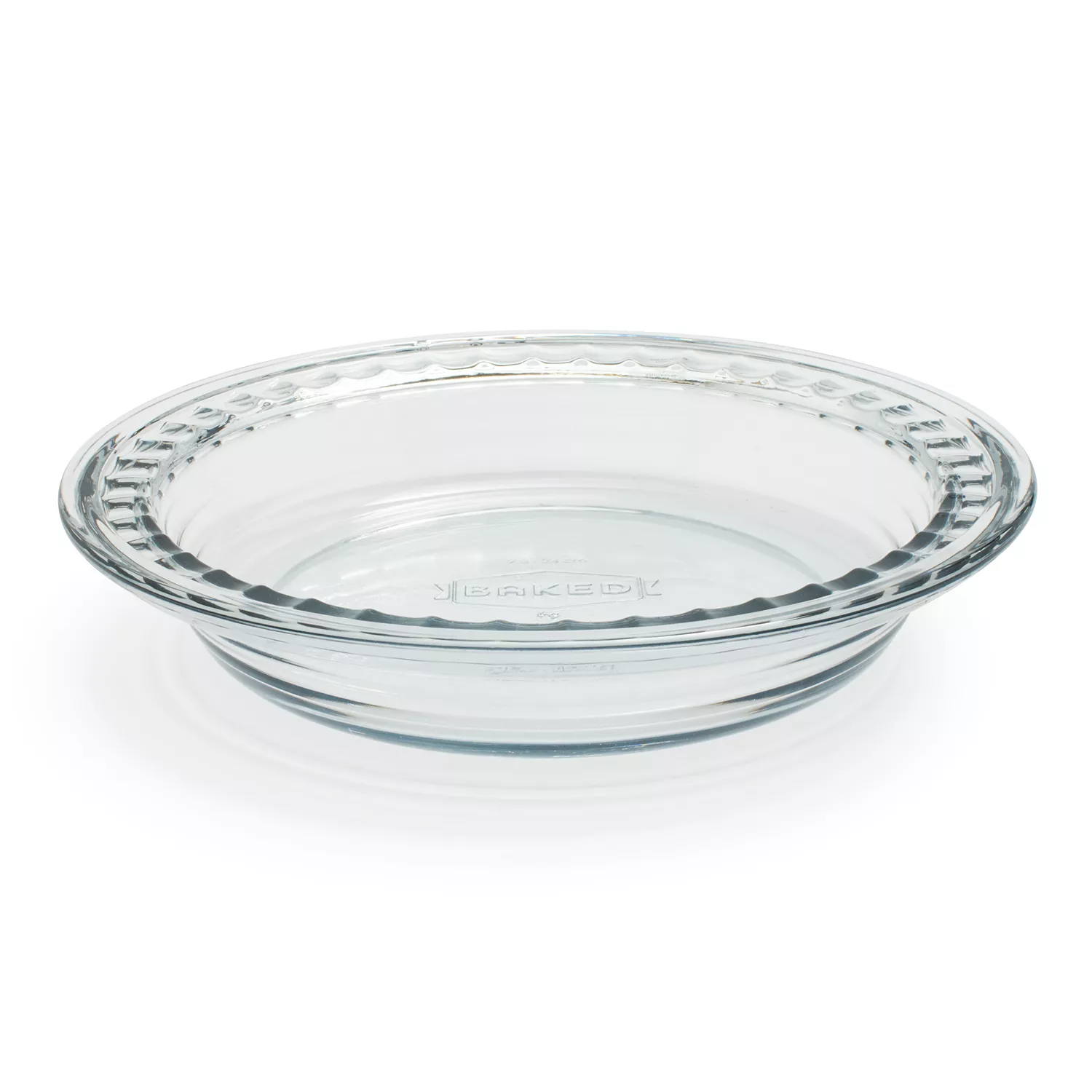 Baked by FireKing Fluted Glass Pie Dish