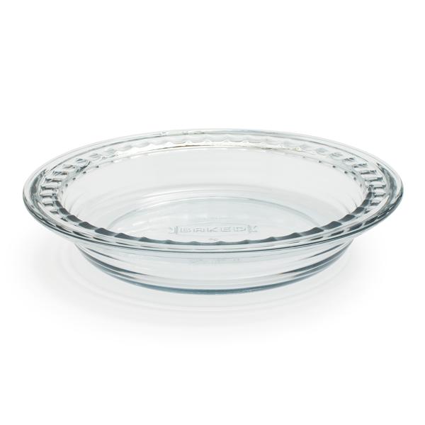 Baked by FireKing Fluted Glass Pie Dish