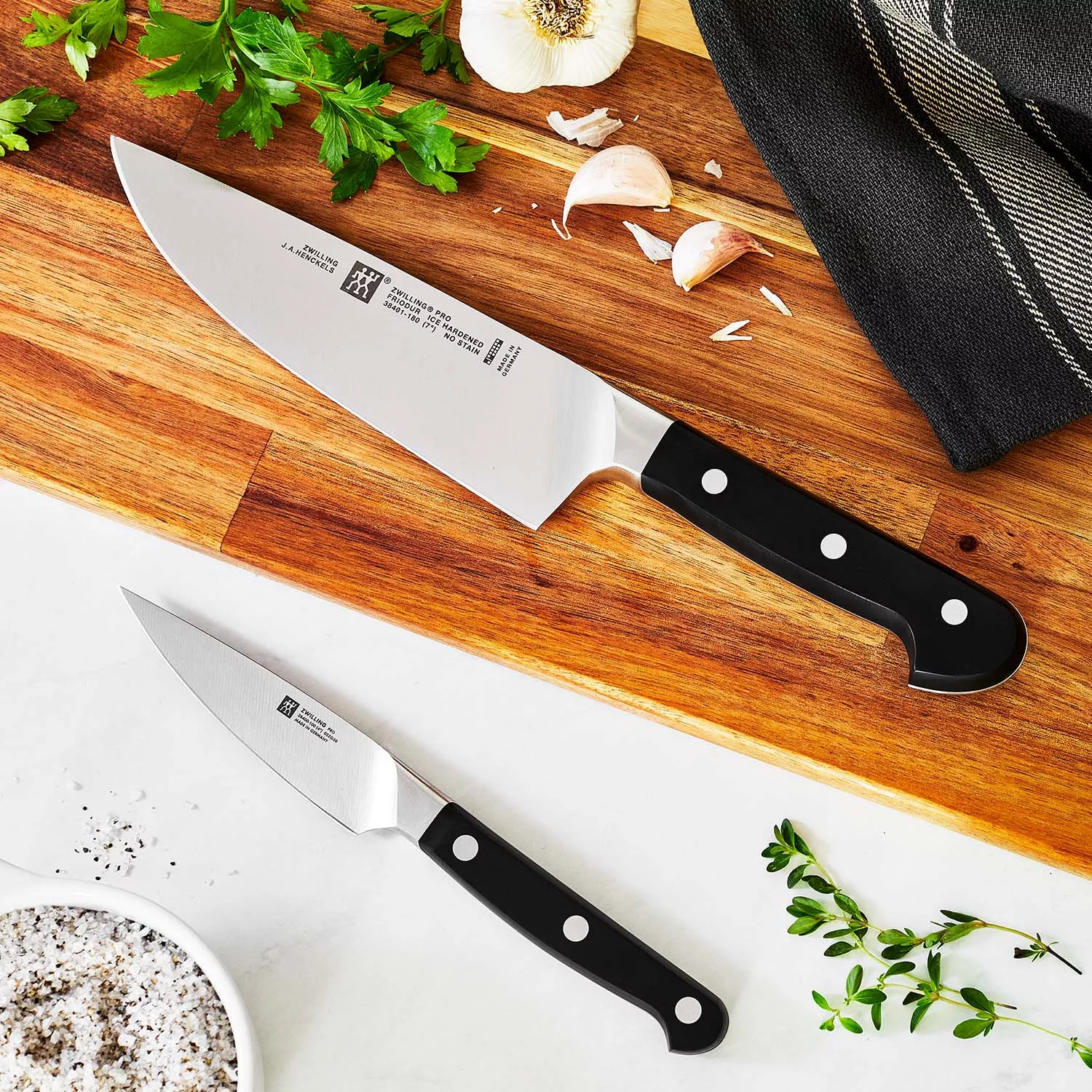 Zwilling Pro Chef&#8217;s Knife and Paring Knife Set