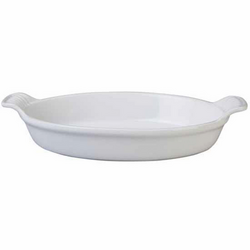 Le Creuset Heritage Au Gratin, 24 oz. And large is great to serve pastas, roasts, chops or steaks