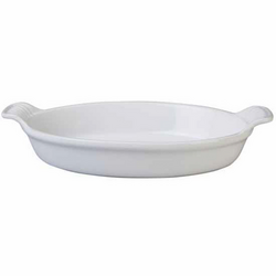 Le Creuset Heritage Au Gratin, 24 oz. Small ones work great as prepping bowls for dredging breadcrumbs or eggs as well as baking one serving meals