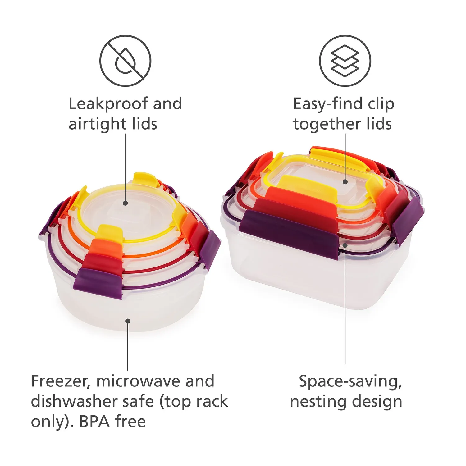 Joseph Joseph Nest™ 16-Piece Food Storage Set
