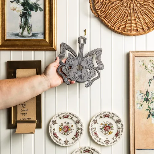 Lodge Dolly Parton Cast Iron Butterfly Trivet, 8.5"