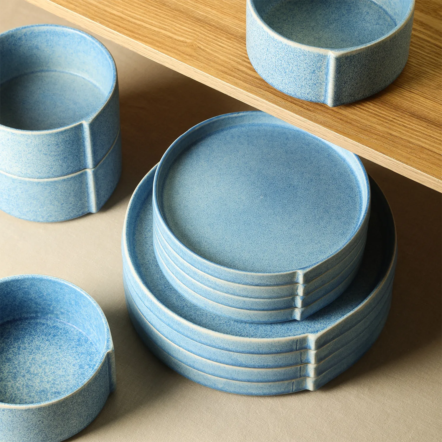 Stone Lain Bao Stoneware 12-Piece Dinnerware Set