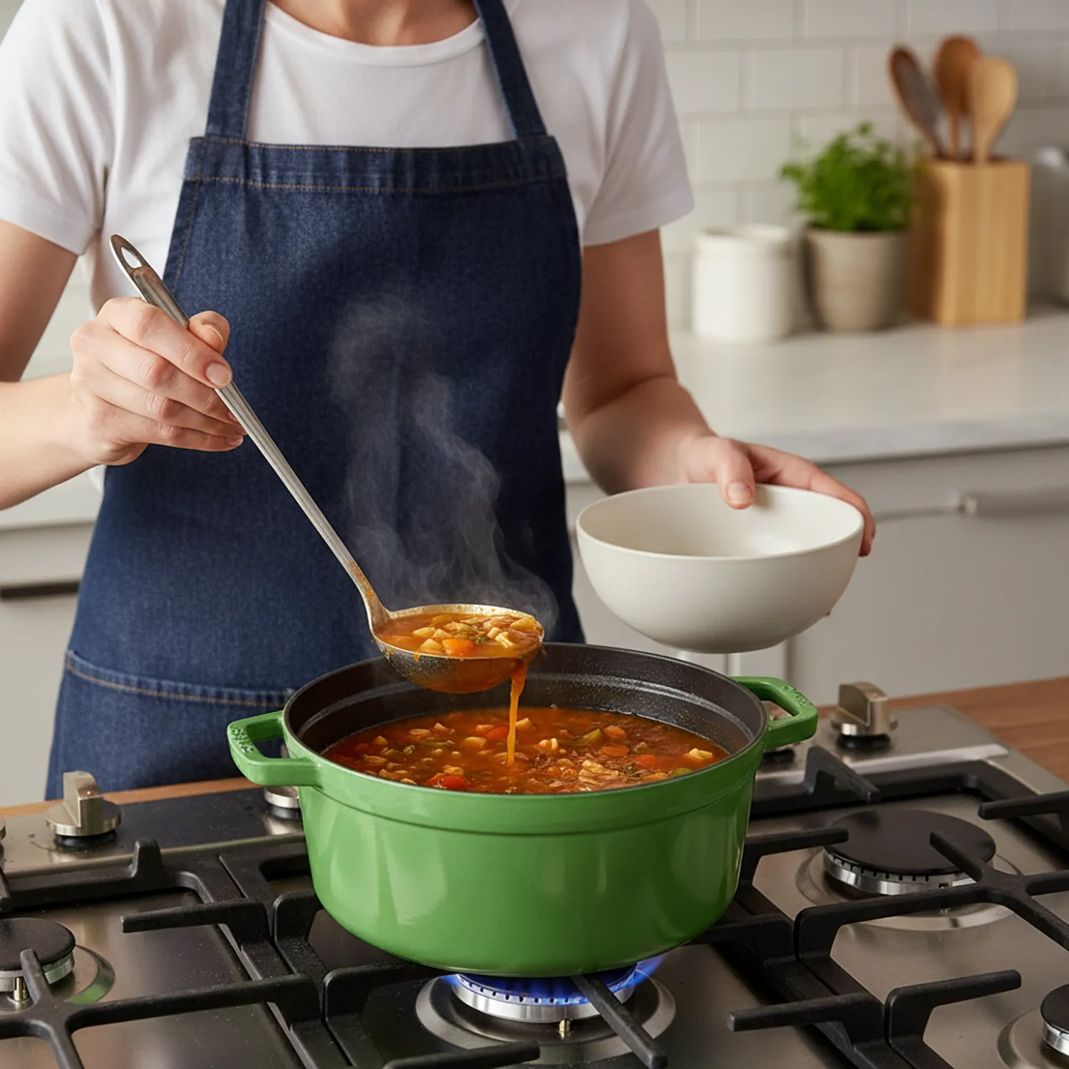 Staub Round Dutch Oven, 5.5 qt.