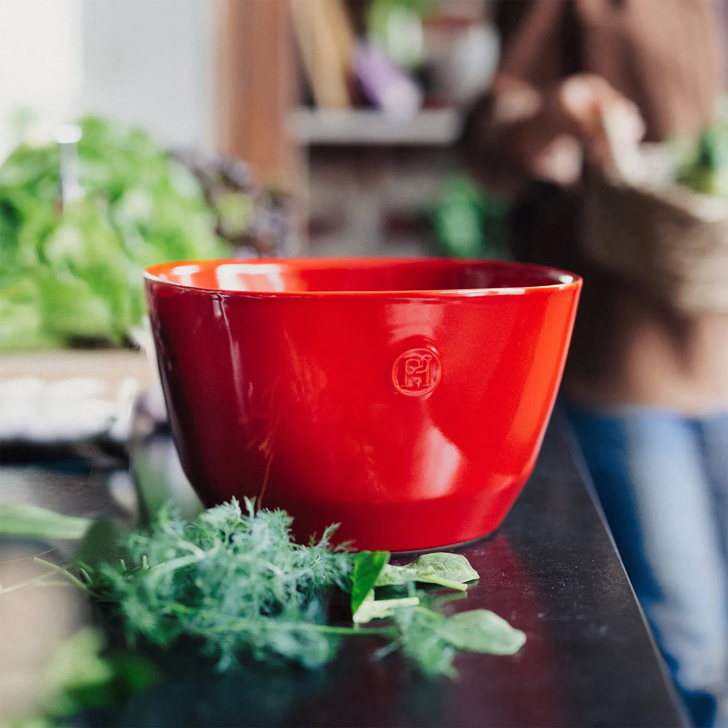 Emile Henry Salad Bowl, 10 in.